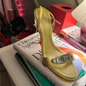 Giuseppe Zanotti yellow Embellished Heels